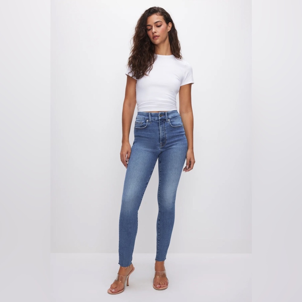 Good American Always Fits Good Waist Skinny Jeans